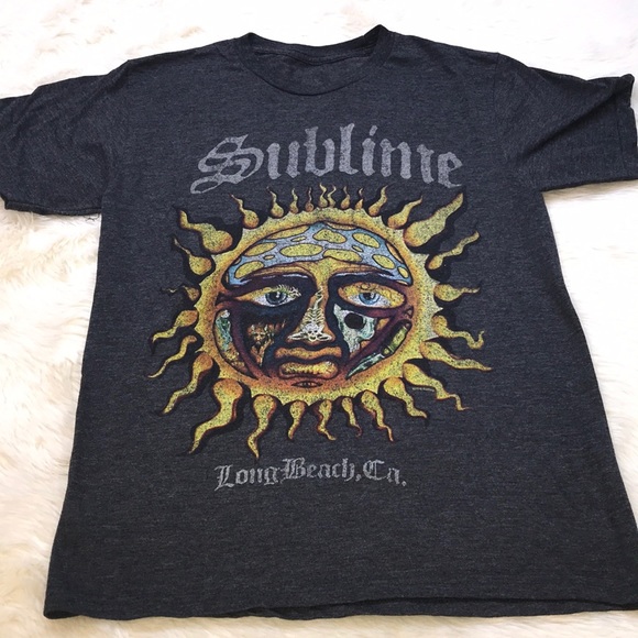 Sublime Other - Sublime Long Beach, CA gray band graphic tee S